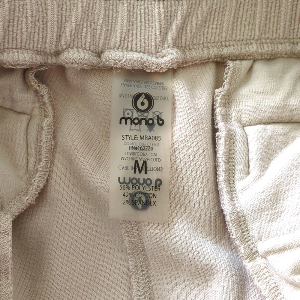 Mono B Ribbed Joggers - Picture 2 of 5